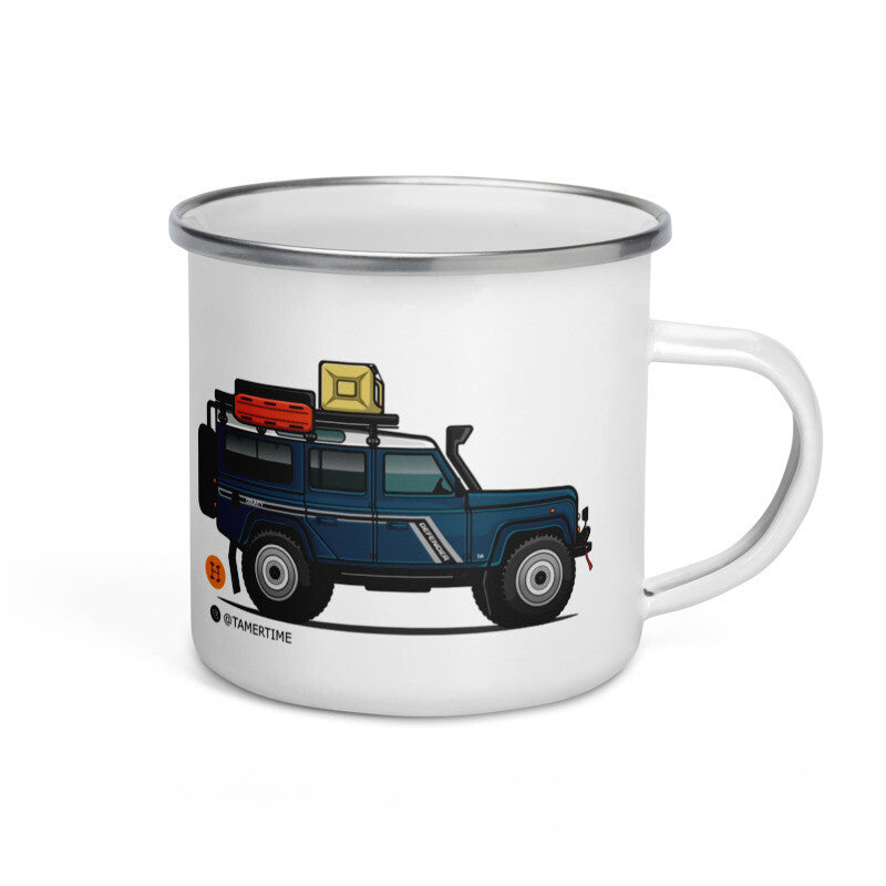 Custom Espresso Enamel Mug - Campstuff