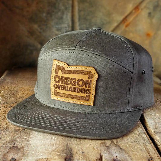 Oregon Overlanders - Green 7-Panel hat - Merch-Mkt