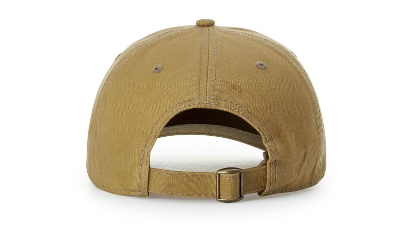 UZJ100 - Tan Dad Hat with brown patch - Merch-Mkt