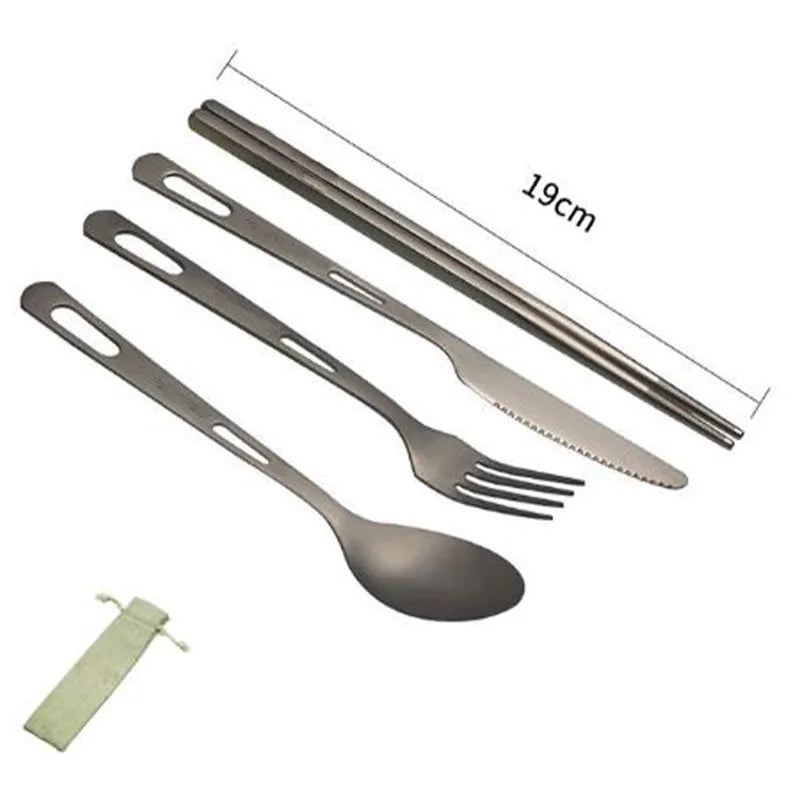 CampR - Pure Titanium Tableware Set - Merch-Mkt