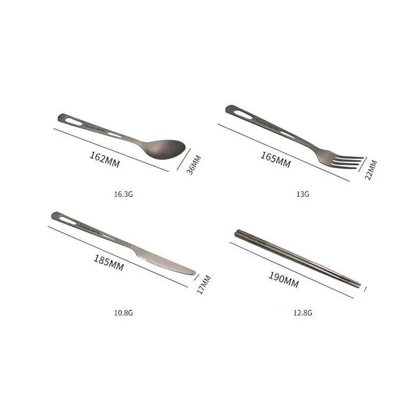 CampR - Pure Titanium Tableware Set - Merch-Mkt