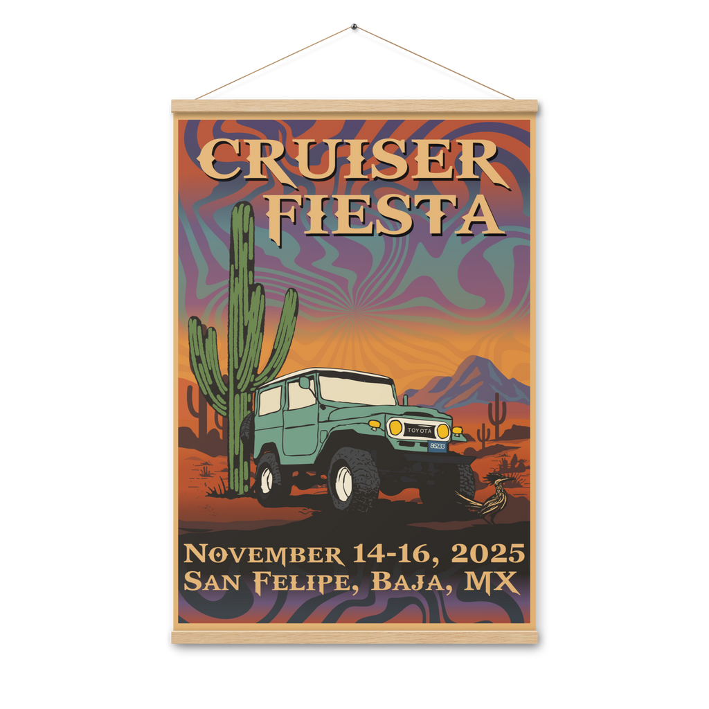 Cruiser Fiesta - Poster with hangers