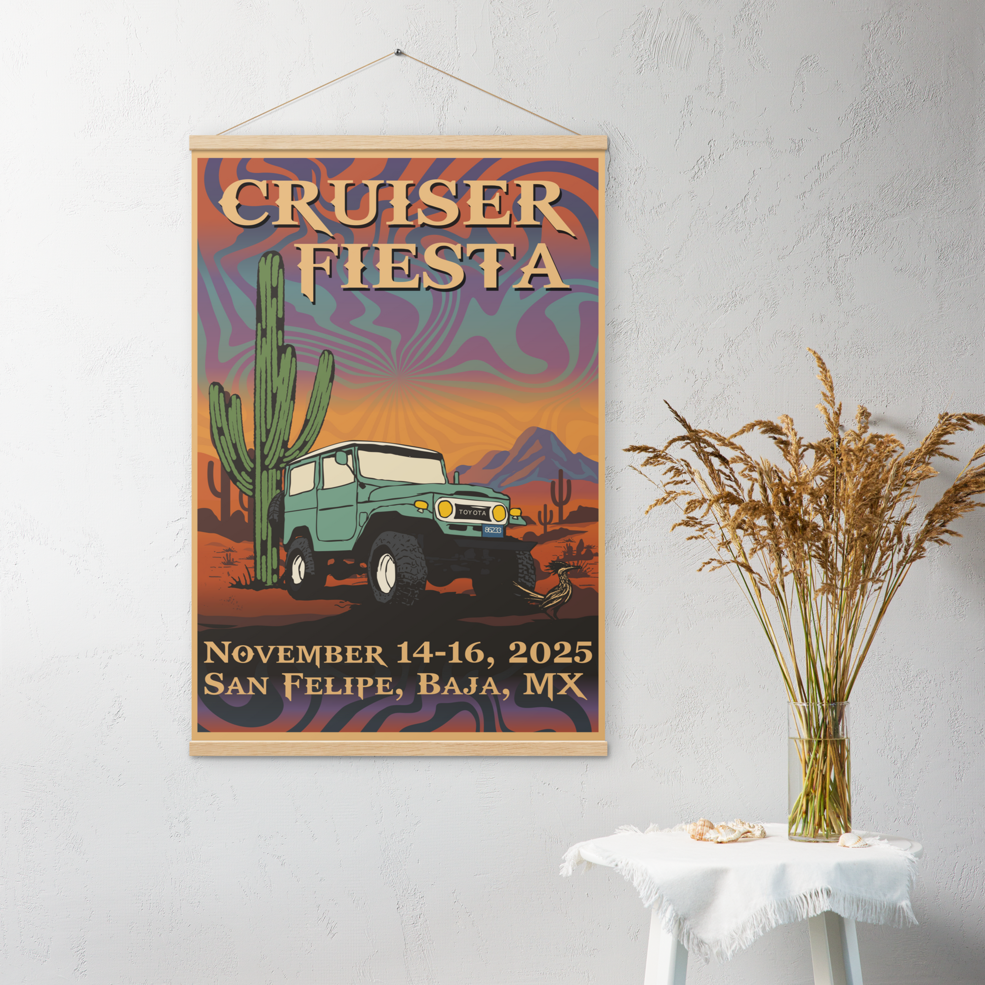 Cruiser Fiesta - Poster with hangers