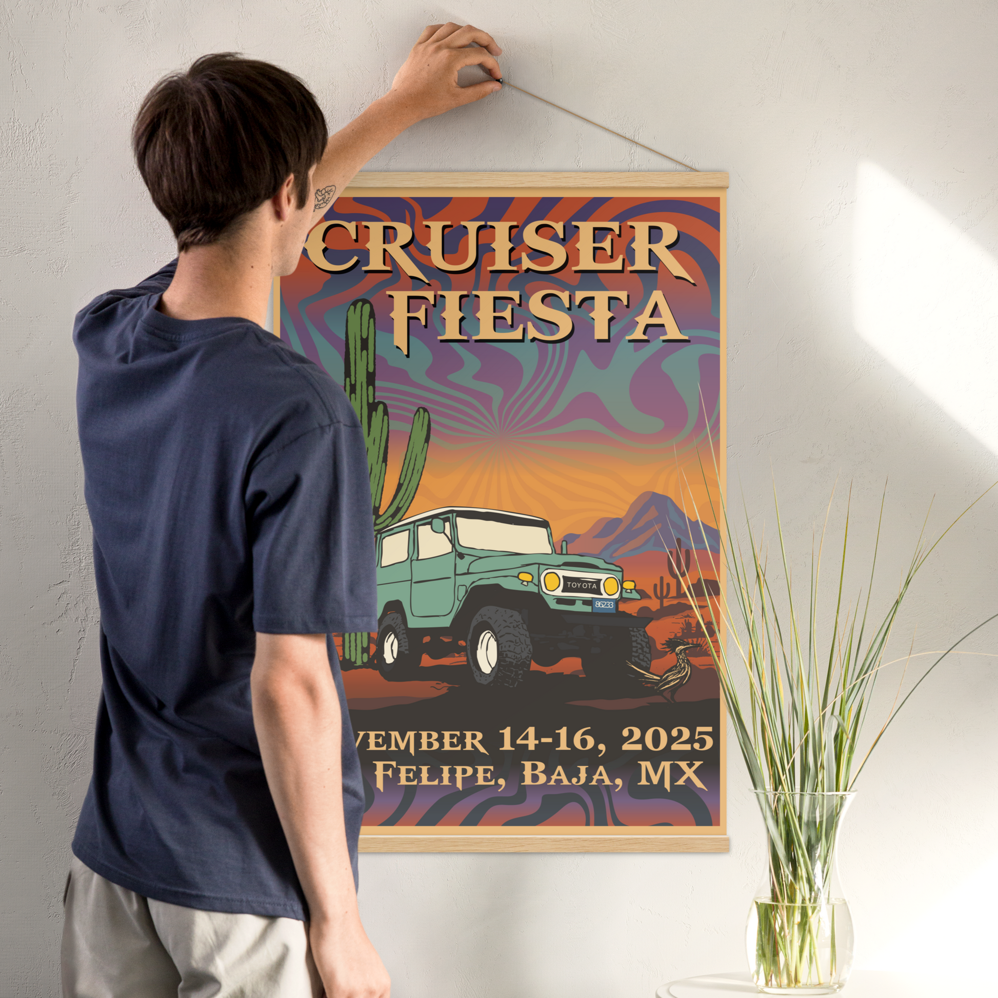 Cruiser Fiesta - Poster with hangers