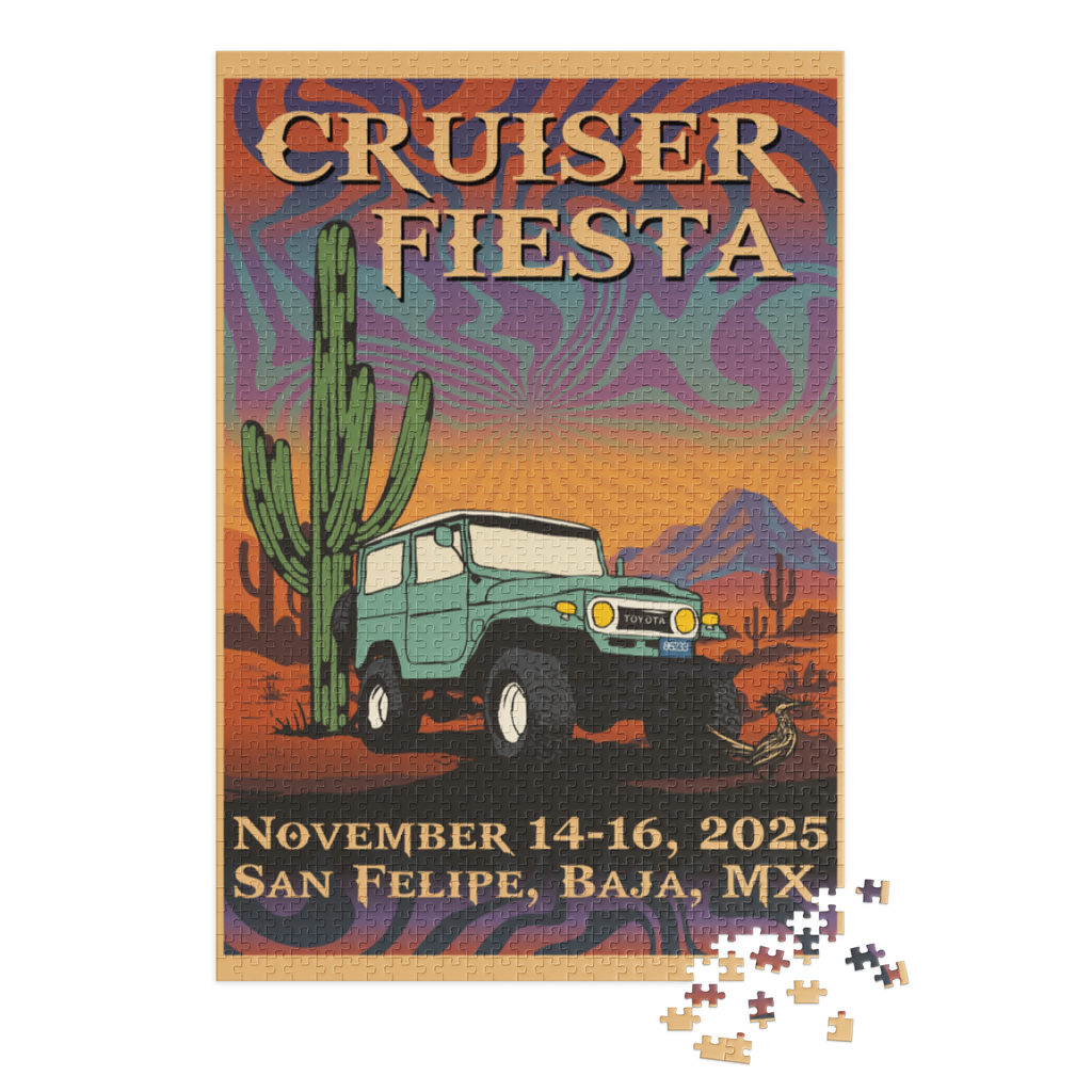 Cruiser Fiesta Jigsaw puzzle with tin