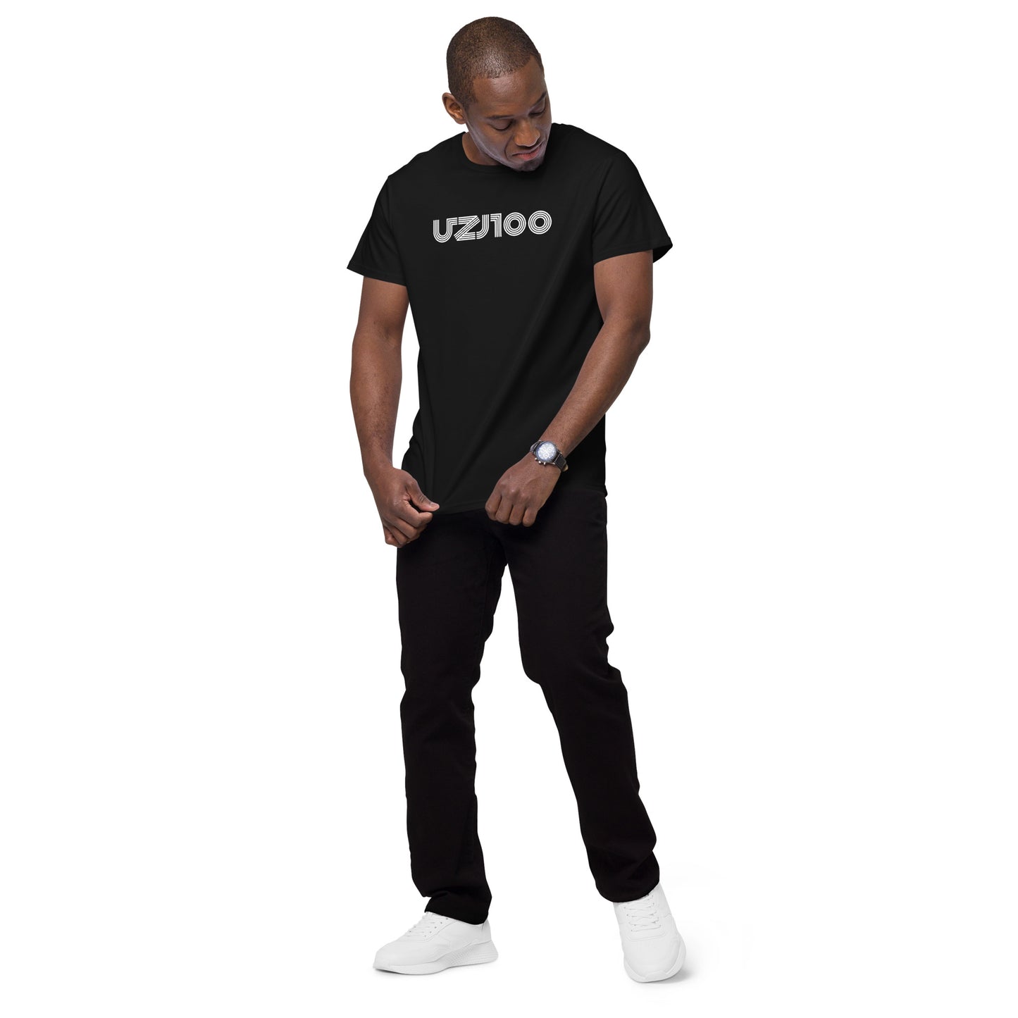 UZJ100 - LOGO - Men's premium cotton t-shirt - Merch-Mkt