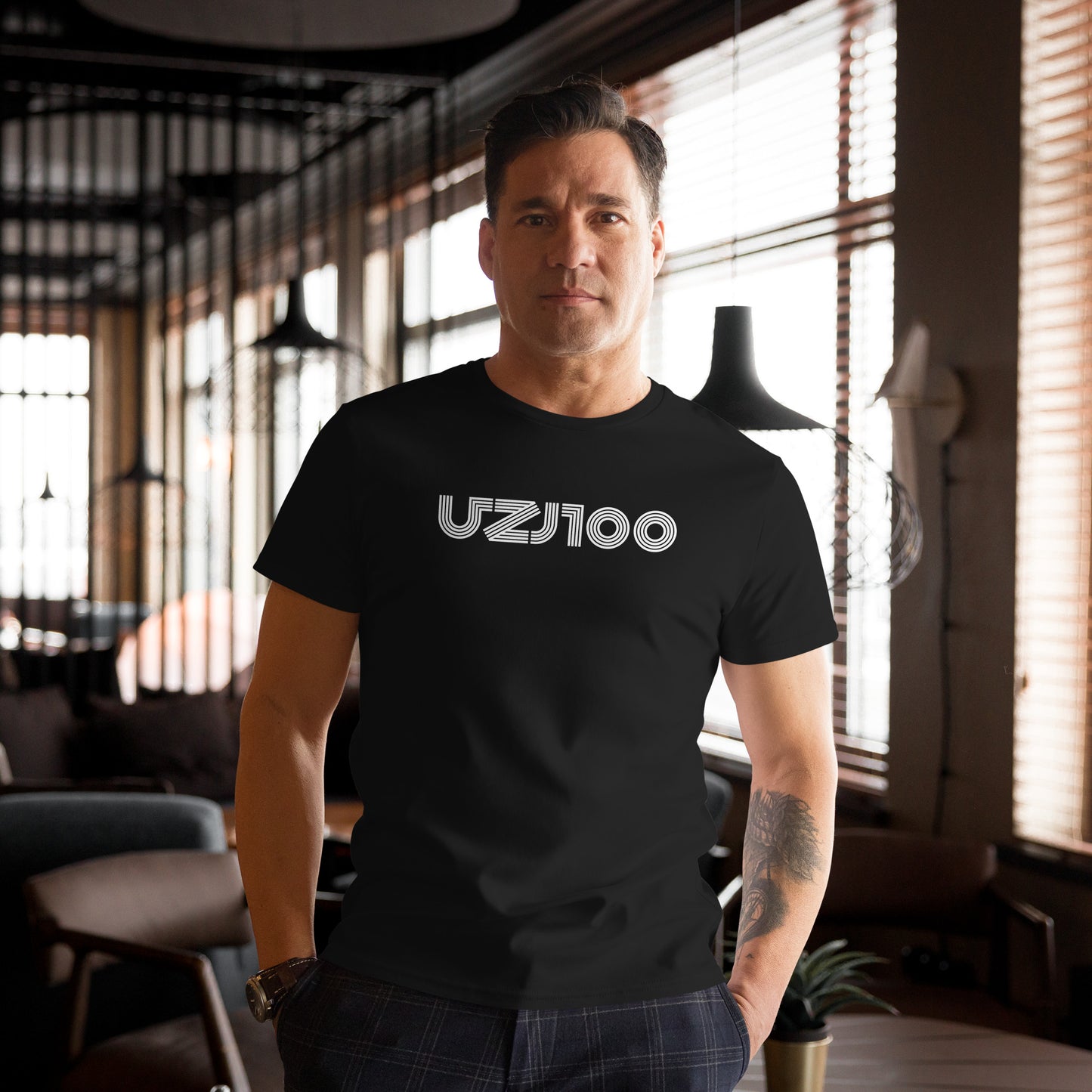 UZJ100 - LOGO - Men's premium cotton t-shirt - Merch-Mkt