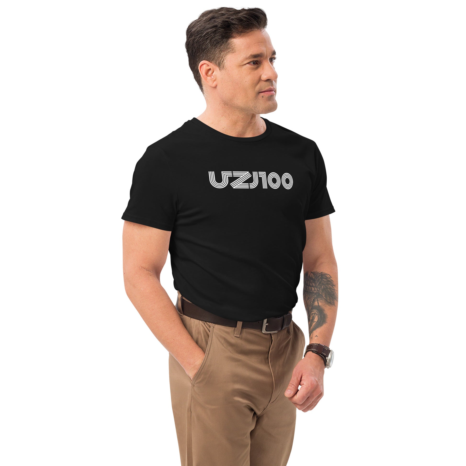 UZJ100 - LOGO - Men's premium cotton t-shirt - Merch-Mkt