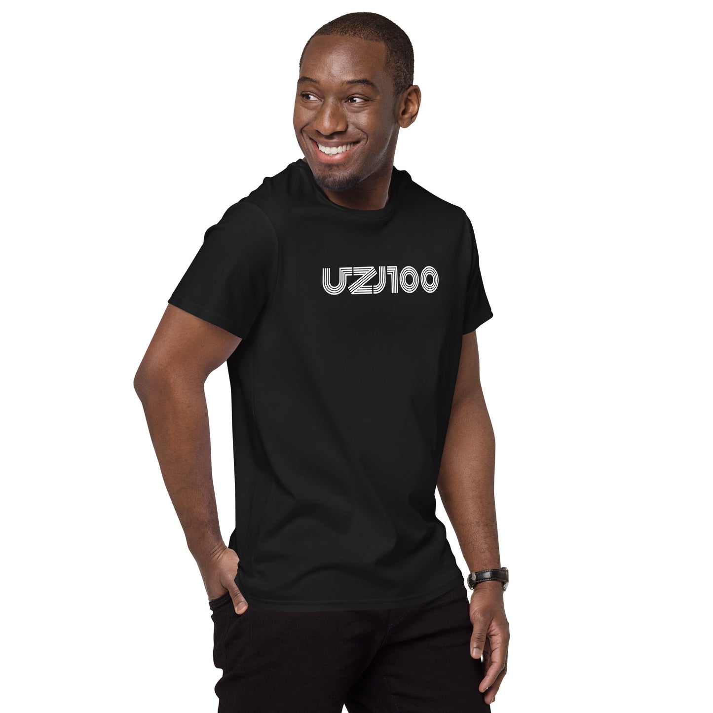 UZJ100 - LOGO - Men's premium cotton t-shirt - Merch-Mkt