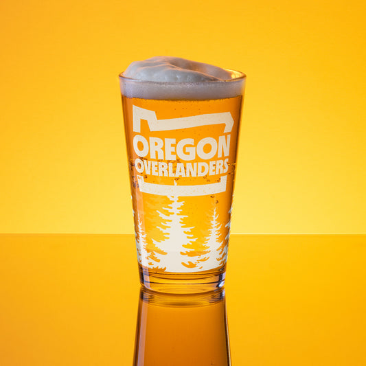 Oregon Overlanders - Shaker pint glass - Merch-Mkt