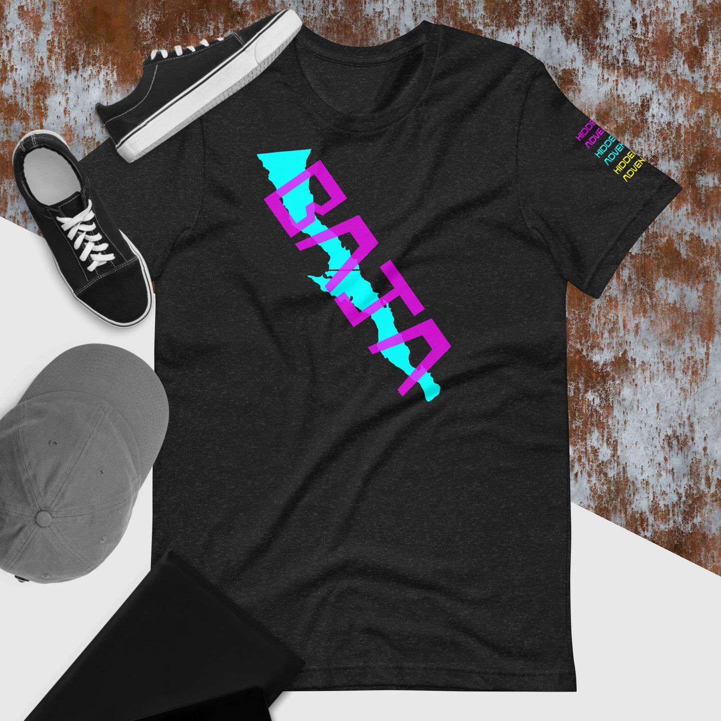 Hidden West - Baja - Neon - Cyan - Unisex t-shirt - Merch-Mkt