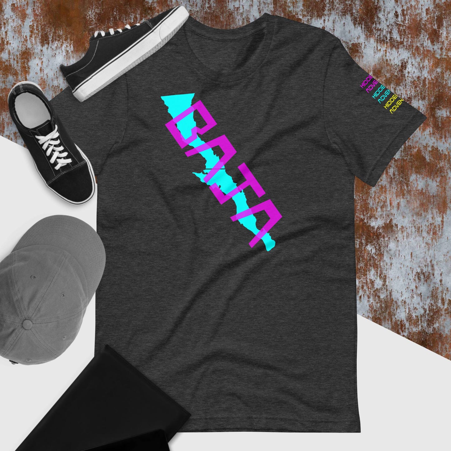 Hidden West - Baja - Neon - Cyan - Unisex t-shirt - Merch-Mkt