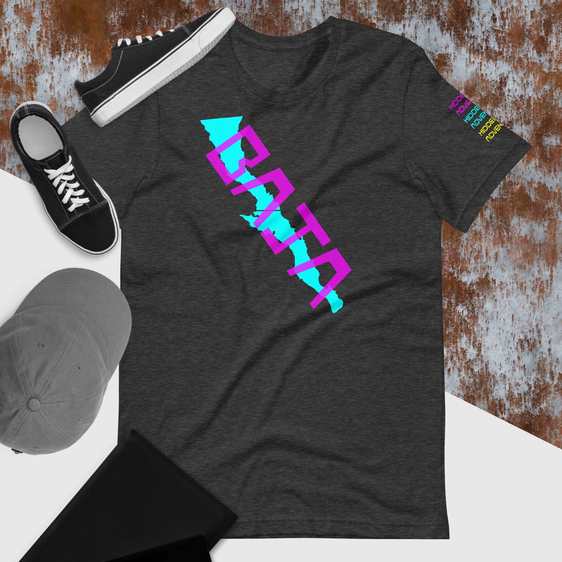 Hidden West - Baja - Neon - Cyan - Unisex t-shirt - Merch-Mkt