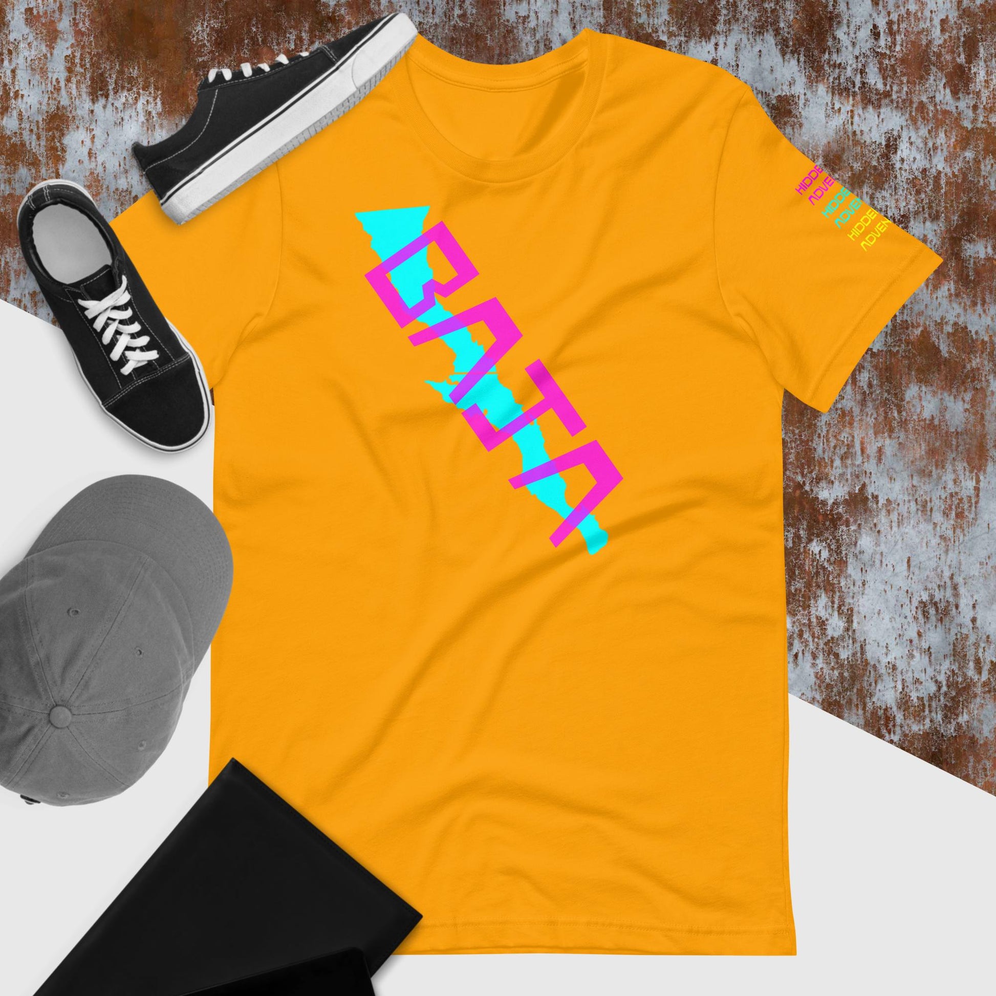 Hidden West - Baja - Neon - Cyan - Unisex t-shirt - Merch-Mkt