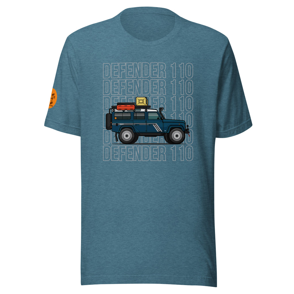 Heritage Rigs - Land Rover Defender 110 - Unisex t-shirt - Merch-Mkt
