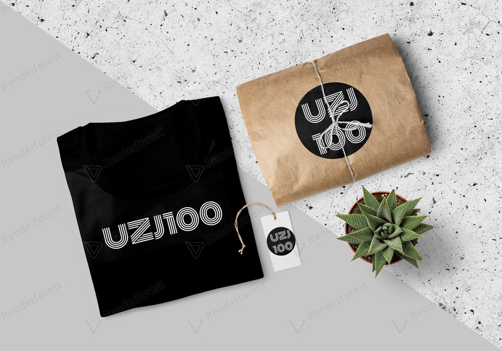 UZJ100 - Font T-shirt - Merch-Mkt