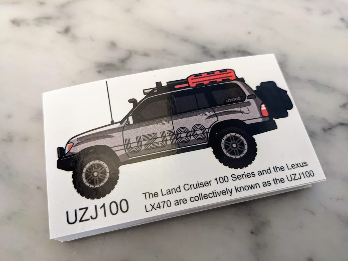 UZJ100 - "Nice Rig" Window Cards - Merch-Mkt