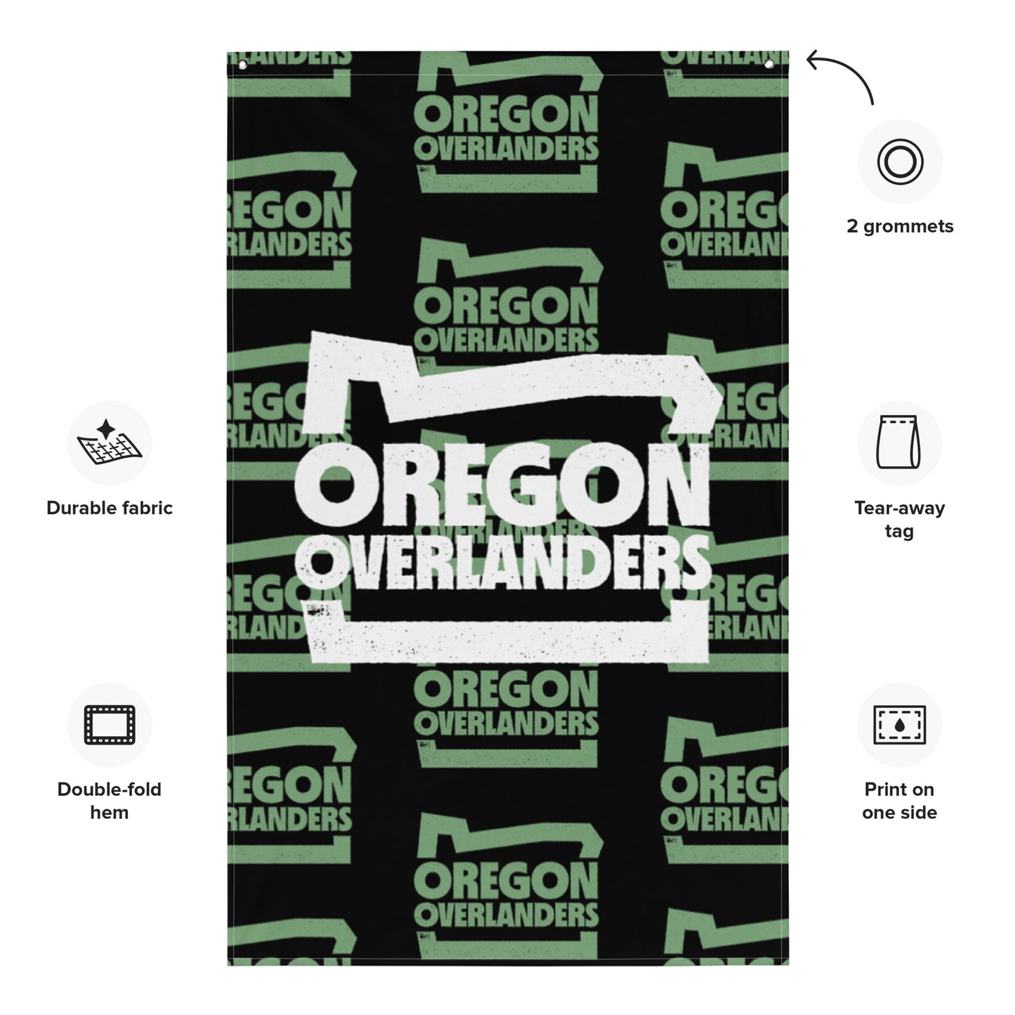 Oregon Overlanders - Event Flags - Merch-Mkt