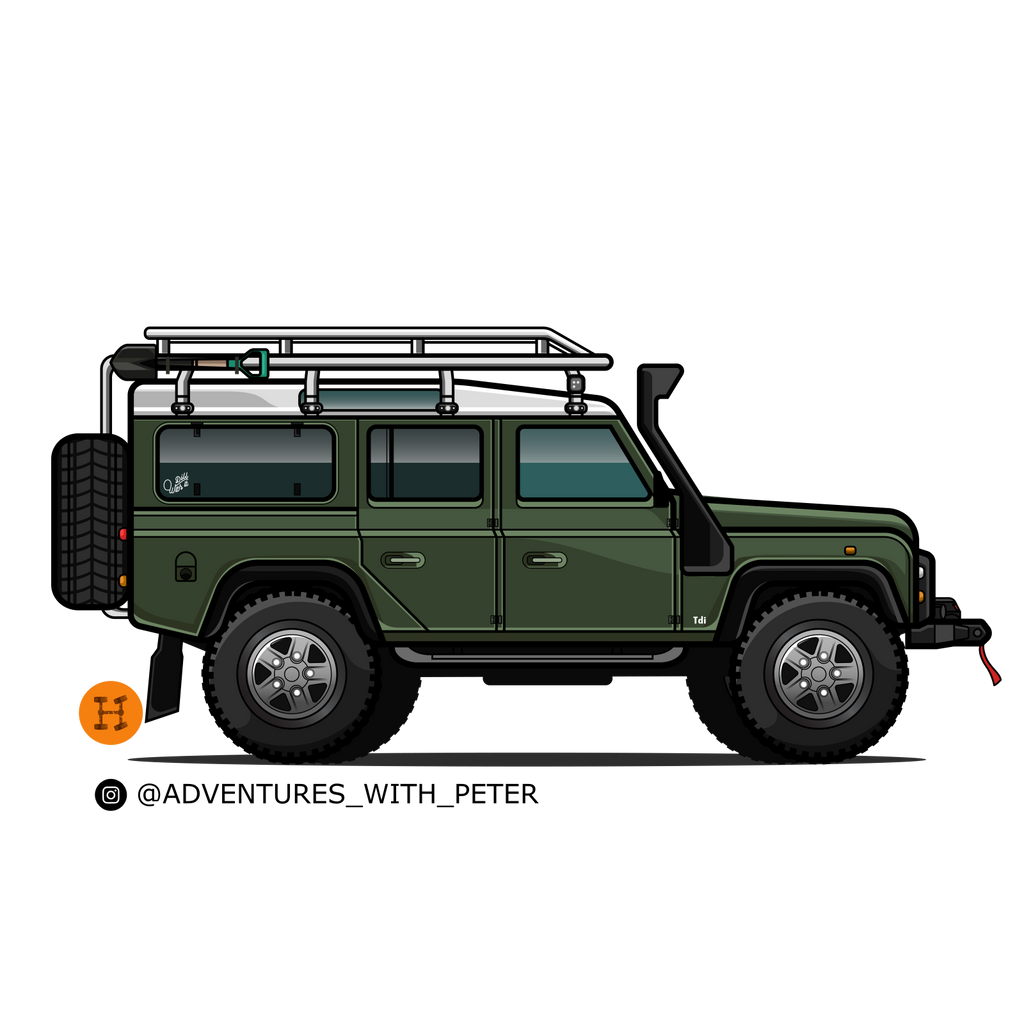 Heritage Rigs - Custom Rig Illustration - Merch-Mkt